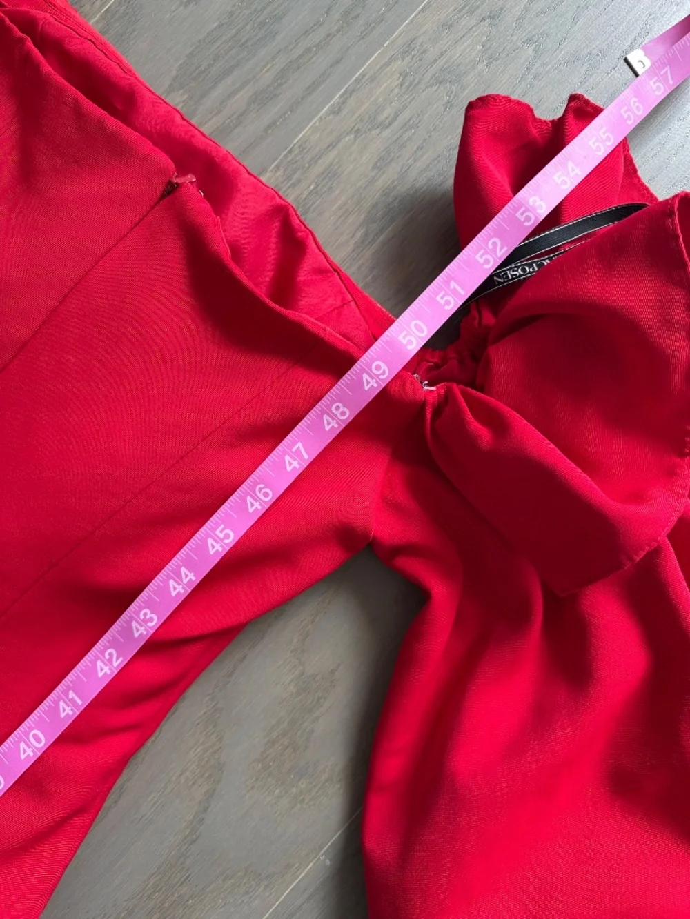 Zac Posen Off The Shoulder Ruffle Red Gown Maxi Taffeta Dress - Size 2 - Picture 8 of 8